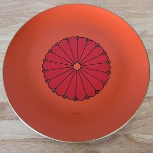 Mid Century Modern CTO Japan Melamine Tray with Flower Motif